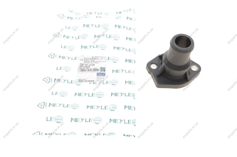Фланець системи охолодження VW Caddy II 1.9 D 95-04 100 121 0106 MEYLE 100-121-0106 (фото 1)