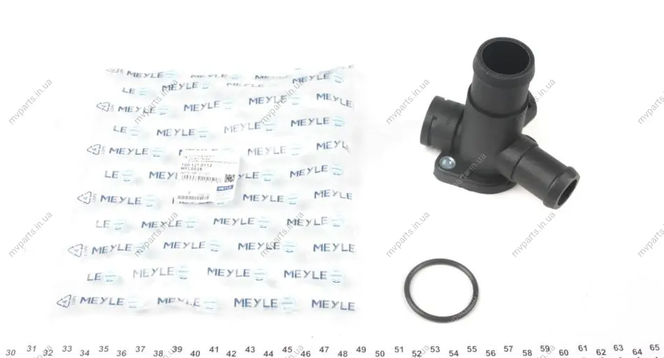 Фланець системи охолодження VW T3/T4 1.9 TD -03 100 121 0112 MEYLE 100-121-0112 (фото 1)