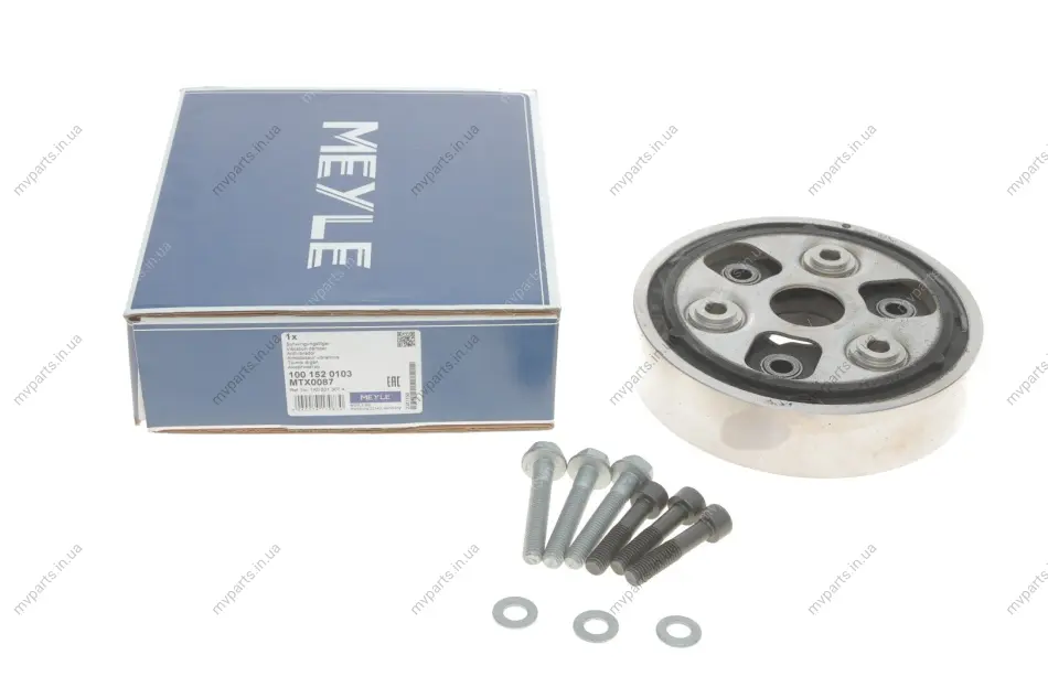 Муфта кардана еластична VW Audi A3/VW Golf V/VI/Passat 2.0 TDI 05- 100 152 0103 MEYLE 100-152-0103 (фото 1)