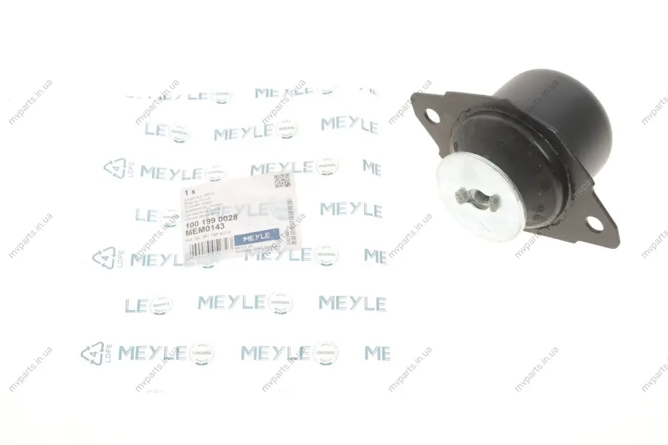 Подушка двигуна (задня) (L) VW Caddy II 95-04 100 199 0028 MEYLE 100-199-0028 (фото 1)