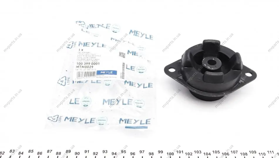 Подушка КПП Audi 100/200/80/90/VW Passat 1.6D-2.8 80-00 100 399 0001 MEYLE 100-399-0001 (фото 1)