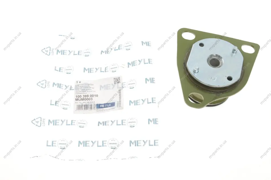 Сайлентблок балки (задньої) Audi 100 90-94/A6 94-97 (R) 100 399 0010 MEYLE 100-399-0010 (фото 1)