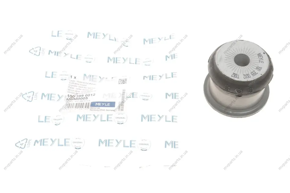 Сайлентблок балки (передньої) Audi 100 90-94/A6 94-97 100 399 0012 MEYLE 100-399-0012 (фото 1)