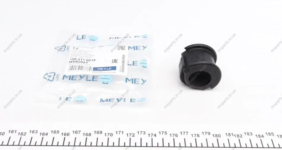 Втулка стабілізатора (переднього) Audi 80/ 90 88-00 (d=24mm) 100 411 0018 MEYLE 100-411-0018 (фото 1)