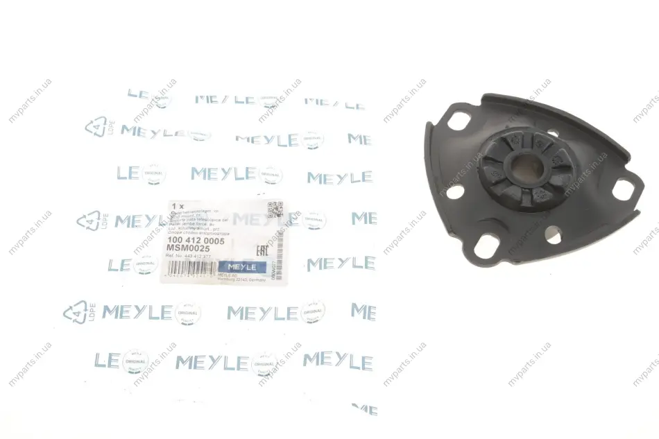 Подушка амортизатора (переднього) Audi 100 1.6-2.5 77-90 100 412 0005 MEYLE 100-412-0005 (фото 1)