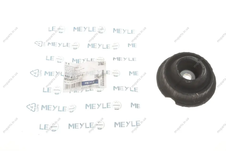 Подушка амортизатора (переднього) Audi A4/A6 94-01/VW Passat 96-05 100 412 0012 MEYLE 100-412-0012 (фото 1)