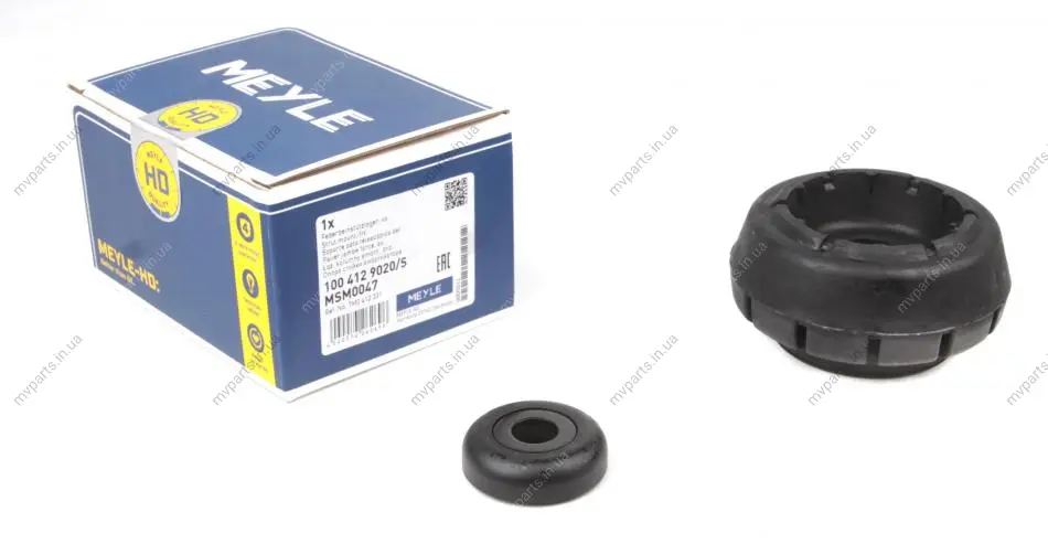 Подушка амортизатора (переднього) + підшипник VW Caddy II -03 100 412 9020/S MEYLE 100-412-9020-S (фото 1)