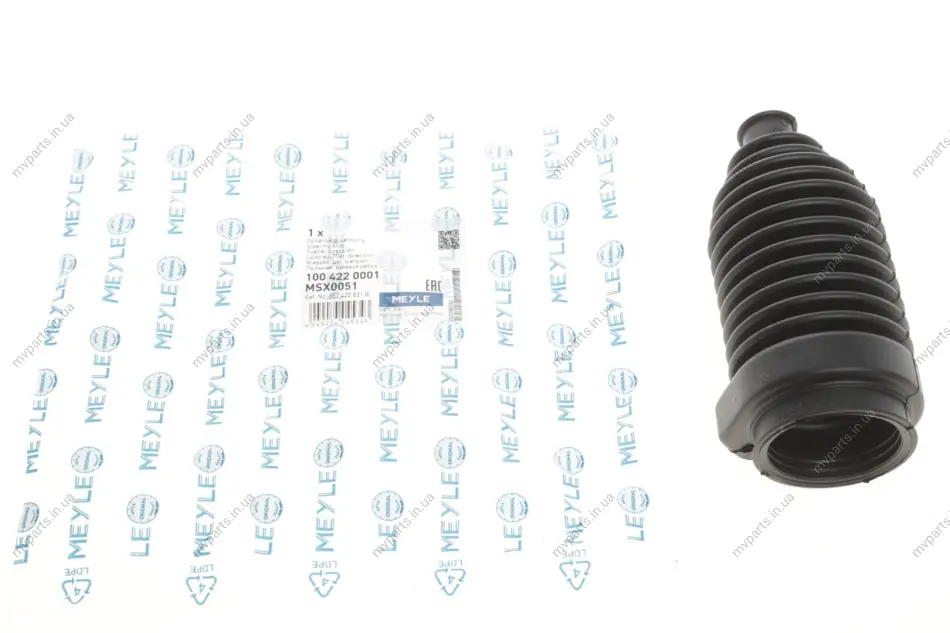 Пильник рейки рульової VW Passat 88-97 100 422 0001 MEYLE 100-422-0001 (фото 1)
