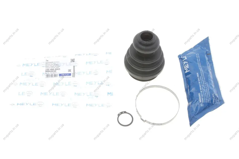 Пильник ШРКШ (внутрішній) VW T5 1.9TDI (23x57.5x104) 100 495 0003 MEYLE 100-495-0003 (фото 1)
