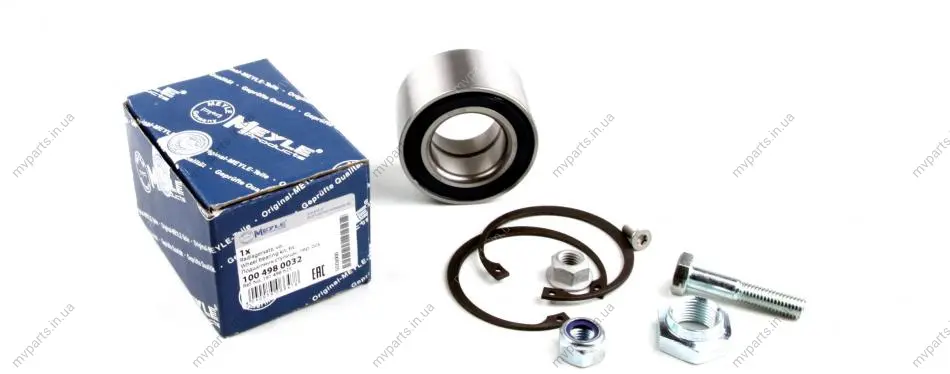Підшипник маточини (передньої) VW Golf/Jetta II -91 (35x66x37) (к-кт) 100 498 0032 MEYLE 100-498-0032 (фото 1)