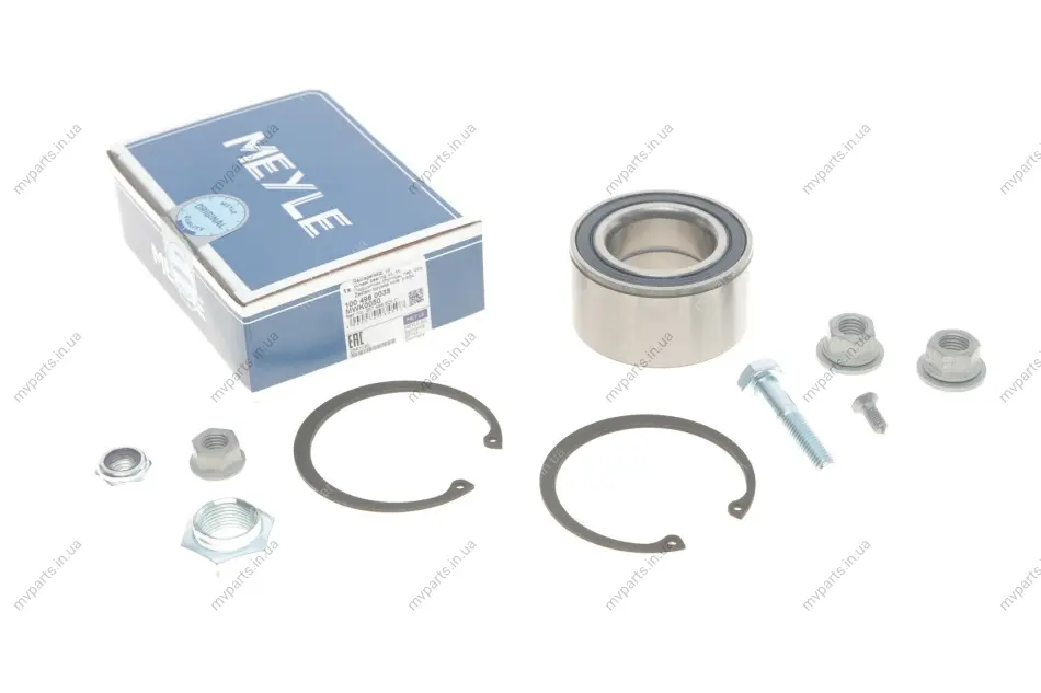 Підшипник маточини (передньої) VW Caddy II -04 (40x72x37) 100 498 0035 MEYLE 100-498-0035 (фото 1)