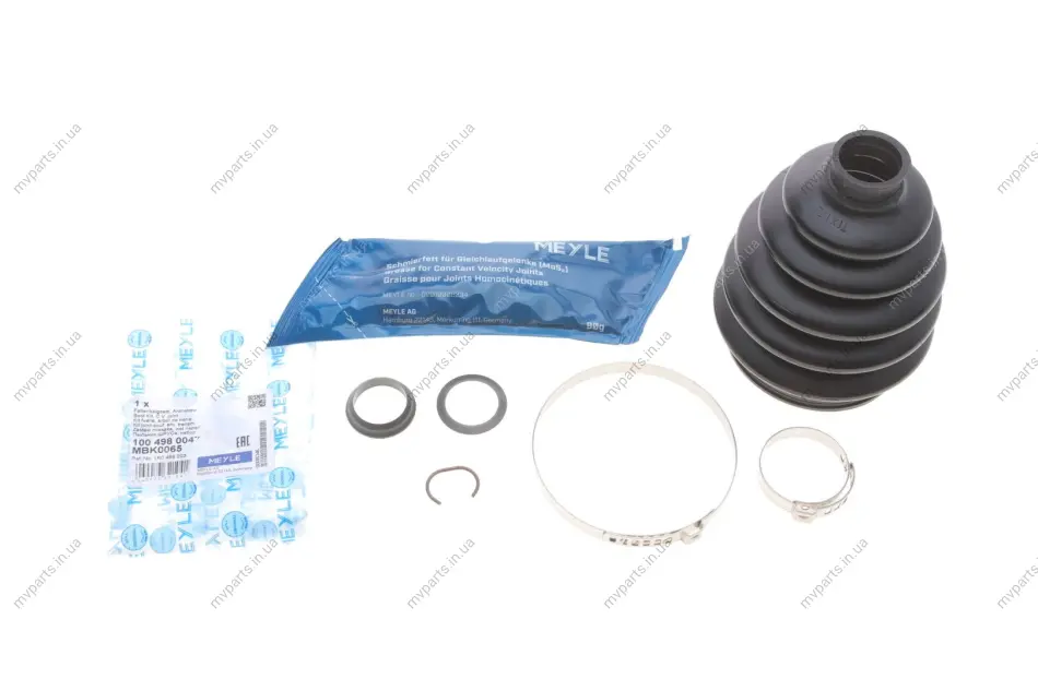 Пильник ШРКШ (зовнішній) VW Caddy II 1.9 -03/Caddy III 1.6-2.0 -10 (26x86x125) 100 498 0047 MEYLE 100-498-0047 (фото 1)