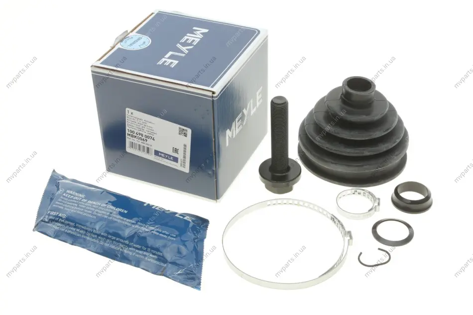 Пильник ШРКШ (зовнішній) VW T4 90-03 100 498 0074 MEYLE 100-498-0074 (фото 1)