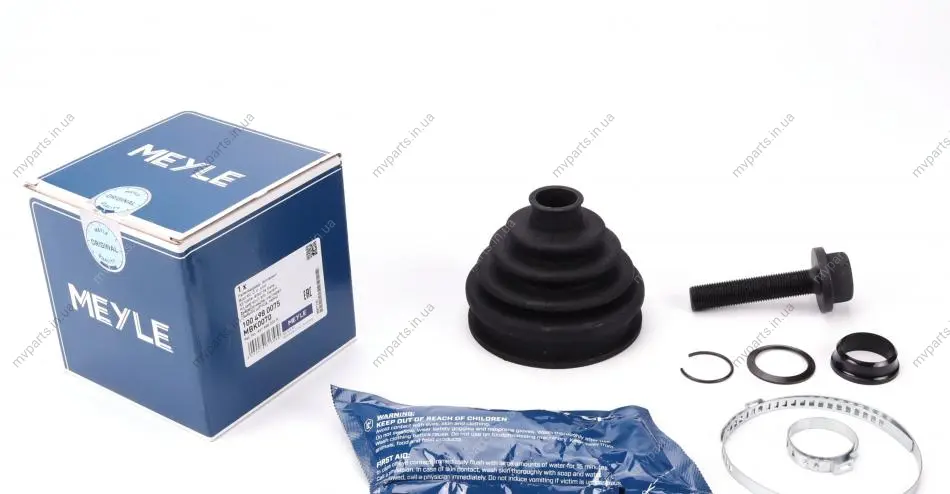 Пильник ШРКШ (зовнішній) Audi A6/ VW Passat 1.9-2.5TDI 97-05 (24x90x90) 100 498 0075 MEYLE 100-498-0075 (фото 1)