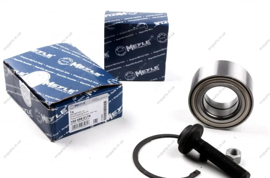 Підшипник маточини (передньої) VW Sharan 95-10 (43x80x38) (к-кт) 100 498 0178 MEYLE 100-498-0178 (фото 1)