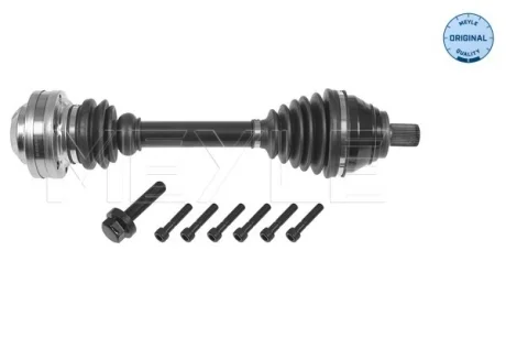 Піввісь (передня) Audi A3/Skoda Octavia/SuperB/VW Caddy/Golf/Passat/Touran 03- (L) (487mm) 100 498 0610 MEYLE 100-498-0610