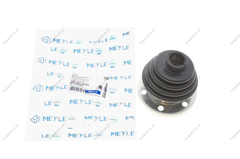 Пильник ШРКШ (внутрішній) VW Caddy -04 100 501 0004 MEYLE 100-501-0004 (фото 1)