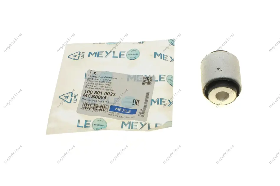 Сайлентблок балки (задньої/зверху) Audi A4 00-08 100 501 0023 MEYLE 100-501-0023 (фото 1)