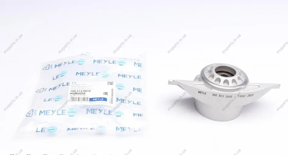 Подушка амортизатора (заднього) Audi A3/Q3/Skoda Octavia/SuperB/VW Golf/Passat/Tiguan 03- (круглий) 100 513 0010 MEYLE 100-513-0010 (фото 1)