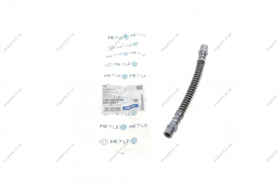 Шланг гальмівний (задній) VW T4 2.5 TDI/2.8 VR6 95-03 (L=184mm) 100 525 0066 MEYLE 100-525-0066 (фото 1)