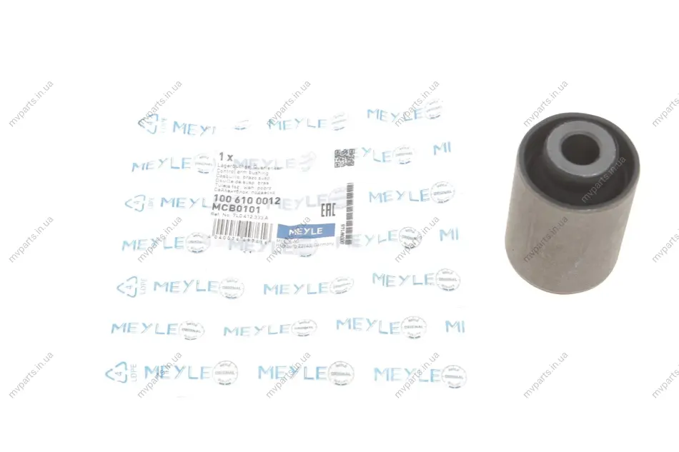 Сайлентблок важеля (переднього/знизу) Audi Q7/Porsche Cayenne/VW Touareg 06- 100 610 0012 MEYLE 100-610-0012 (фото 1)