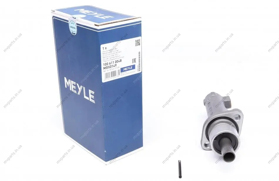 Циліндр гальмівний (головний) VW Golf II-IV/Jetta II/Passat/Polo/T4 1.4-2.9 (22,2mm) 100 611 0048 MEYLE 100-611-0048 (фото 1)