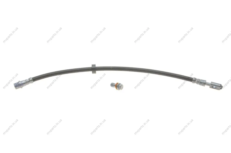 Шланг гальмівний (передній) VW Golf IV 1.4-2.3 TDI/FSI/SDI 97-06 (435mm) 100 611 0053/S MEYLE 100-611-0053-S (фото 1)