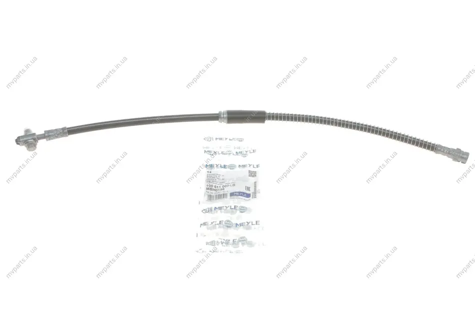 Шланг гальмівний (передній) VW Caddy III 04- 100 611 0071/S MEYLE 100-611-0071-S (фото 1)