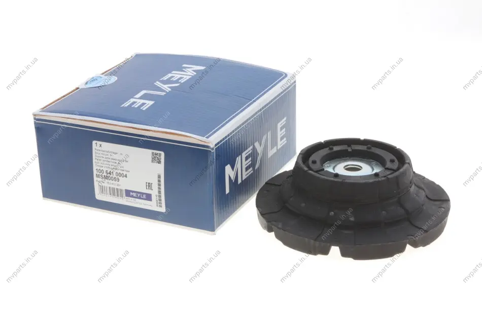 Подушка амортизатора (переднього) VW T5 1.9-2.5TDI 03- 100 641 0004 MEYLE 100-641-0004 (фото 1)