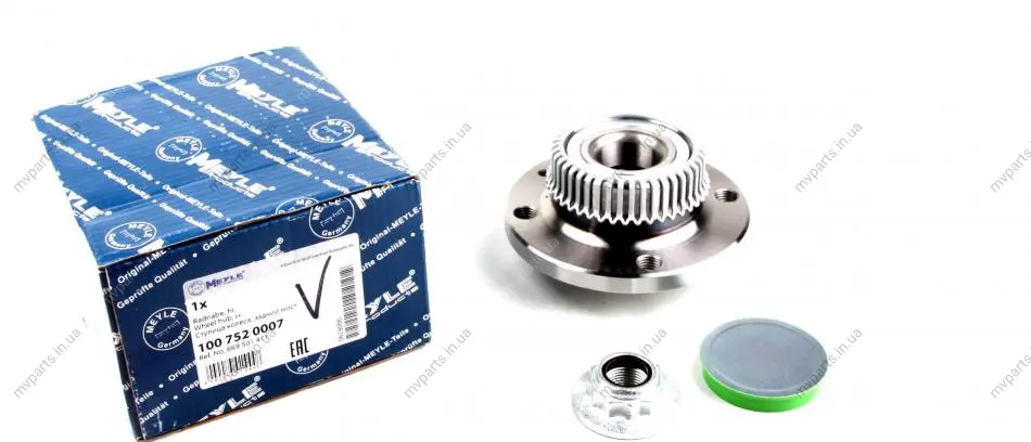 Підшипник маточини (задньої) VW Caddy 96- 100 752 0007 MEYLE 100-752-0007 (фото 1)
