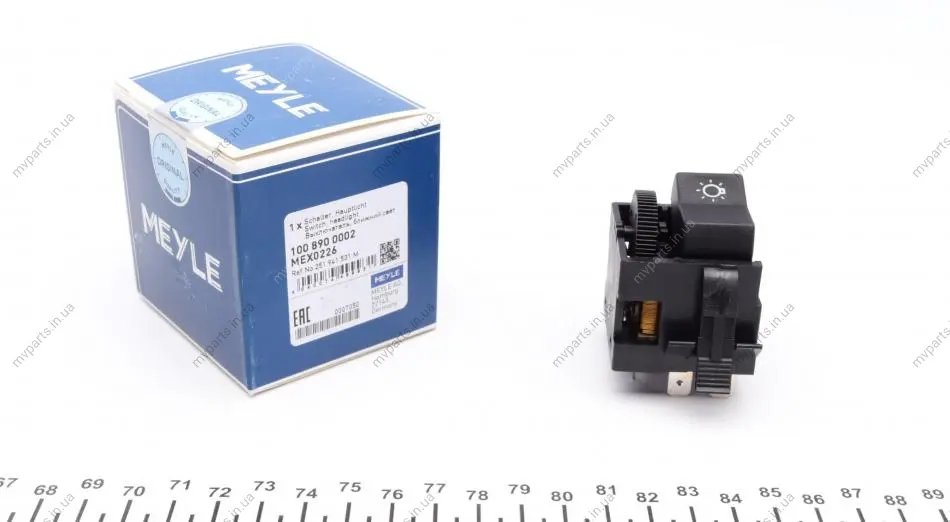 Вимикач світла фар VW Golf/Jetta/Passat/T3 -92 100 890 0002 MEYLE 100-890-0002 (фото 1)