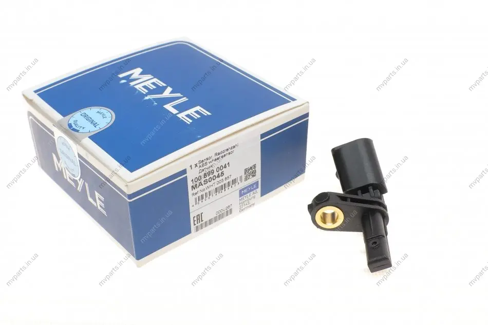 Датчик ABS (передній/задній) VW T5 03- (L) 100 899 0041 MEYLE 100-899-0041 (фото 1)