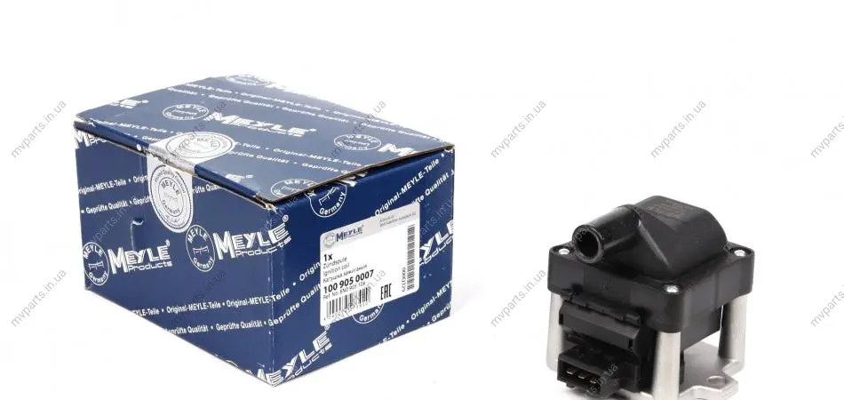 Котушка запалювання Audi/VW 1.8/2.0 90-03 100 905 0007 MEYLE 100-905-0007 (фото 1)