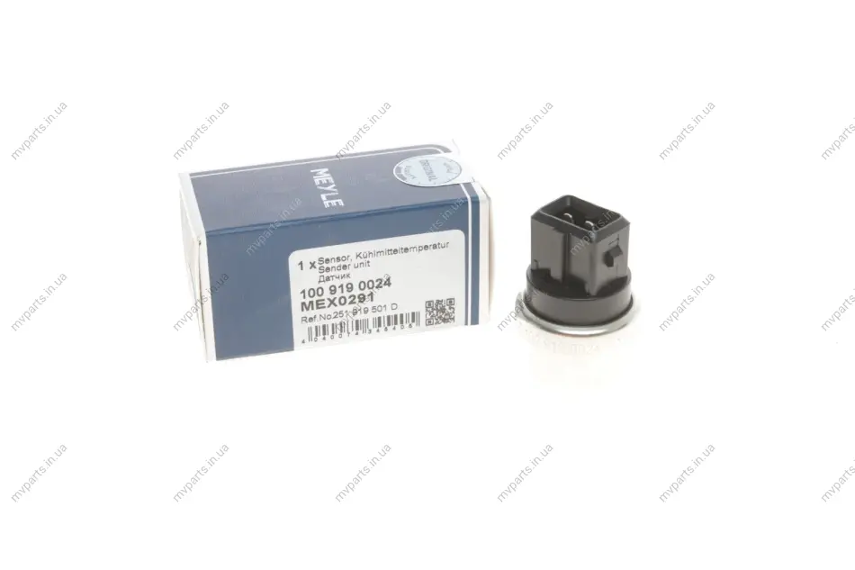Датчик температури охолоджуючої рідини VW Caddy II/LT 28-55/T4 100 919 0024 MEYLE 100-919-0024 (фото 1)