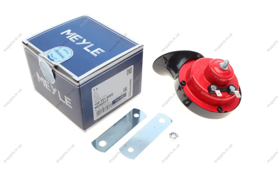 Сигнал звуковий Audi 80/100/A6/A8/MB E-class (W211)/VW Amarok/Caddy/Golf/Passat (високий тон/510Hz) 100 951 0005 MEYLE 100-951-0005 (фото 1)