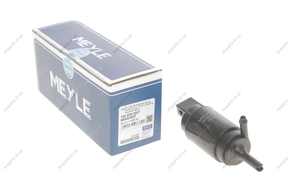 Насос омивача скла Opel Astra G/H/Combo 01-/VW Caddy II/Passat/T4 100 955 0007 MEYLE 100-955-0007 (фото 1)
