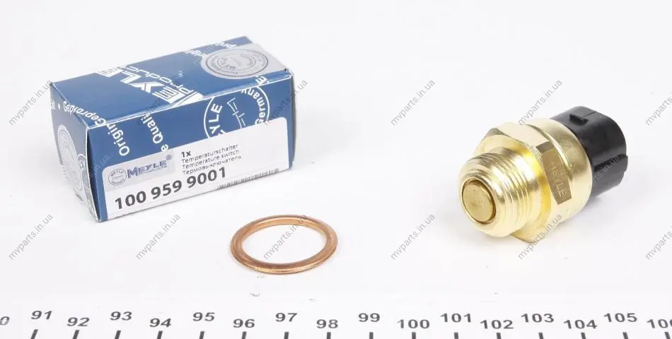 Датчик увімкнення вентилятора VW Caddy II 1.4-1.6 95-04 (3 конт.) 100 959 9001 MEYLE 100-959-9001 (фото 1)