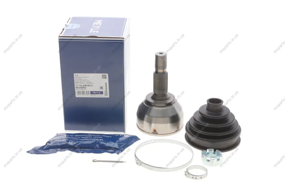 ШРКШ (зовнішній) Citroen C5/Jumpy/Fiat Scudo/Peugeot 308/508/Expert 07- (28z/39z/95mm) 11-14 498 0016 MEYLE 11-14-498-0016 (фото 1)