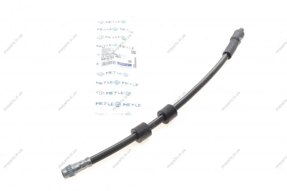 Шланг гальмівний (передній) Citroen C4/Peugeot 307 1.4-2.0D 00- (L=420mm) 11-14 525 0020 MEYLE 11-14-525-0020 (фото 1)