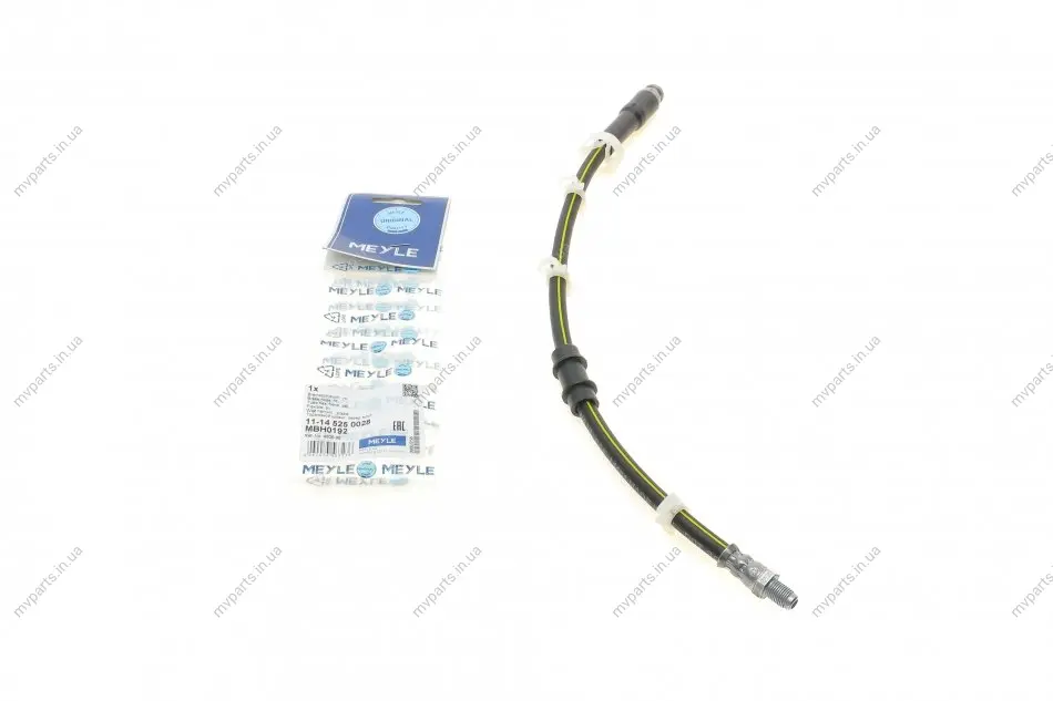 Шланг гальмівний (передній) Citroen Jumper/Fiat Ducato/Peugeot Boxer 94-02 (L=460mm) 11-14 525 0028 MEYLE 11-14-525-0028 (фото 1)