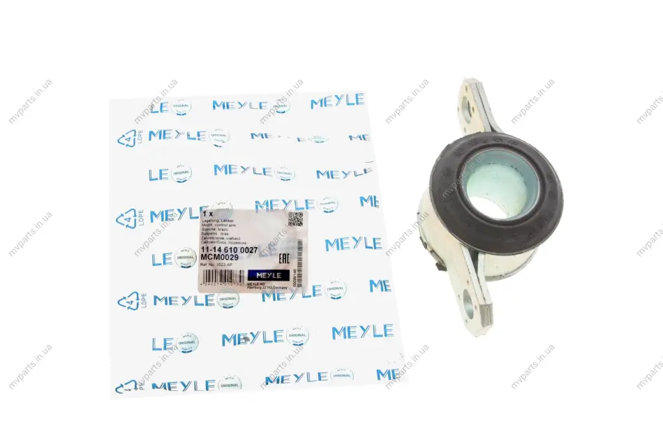 Сайлентблок важеля (переднього/ззаду) Fiat Ducato/Peugeot Boxer/Citroen Jumper 94-06 11-14 610 0027 MEYLE 11-14-610-0027 (фото 1)