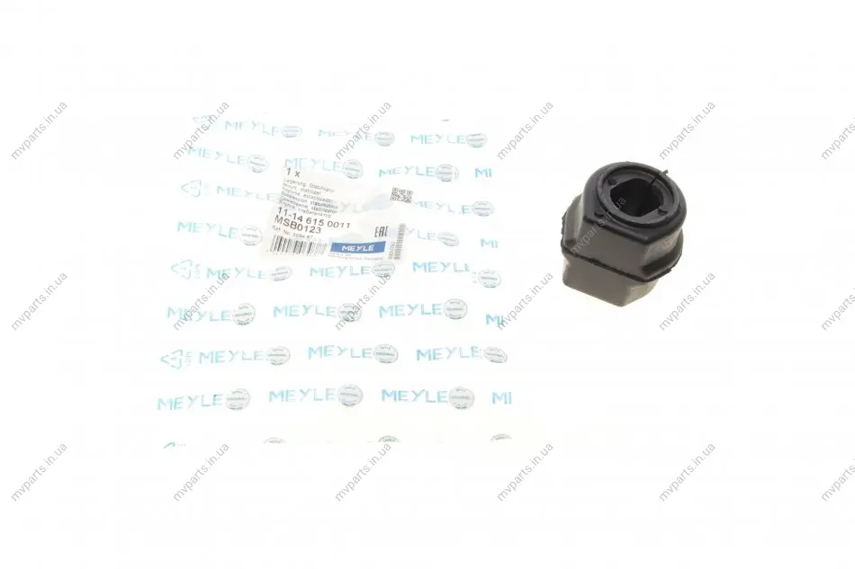 Втулка стабілізатора (переднього) Peugeot 307/308 1.6-2.0 16V (d=21mm) 11-14 615 0011 MEYLE 11-14-615-0011 (фото 1)