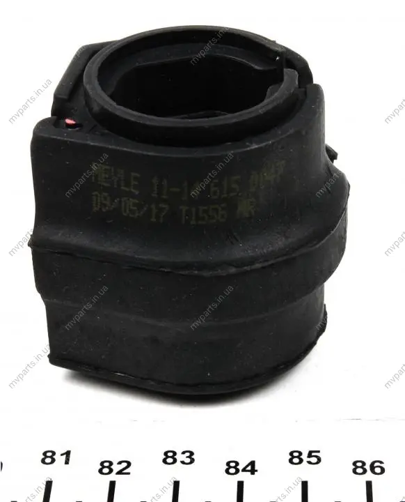Втулка стабілізатора (переднього) Citroen Berlingo/Peugeot Partner 1.6 HDi 08- (d=24.5mm) 11-14 615 0047 MEYLE 11-14-615-0047 (фото 1)