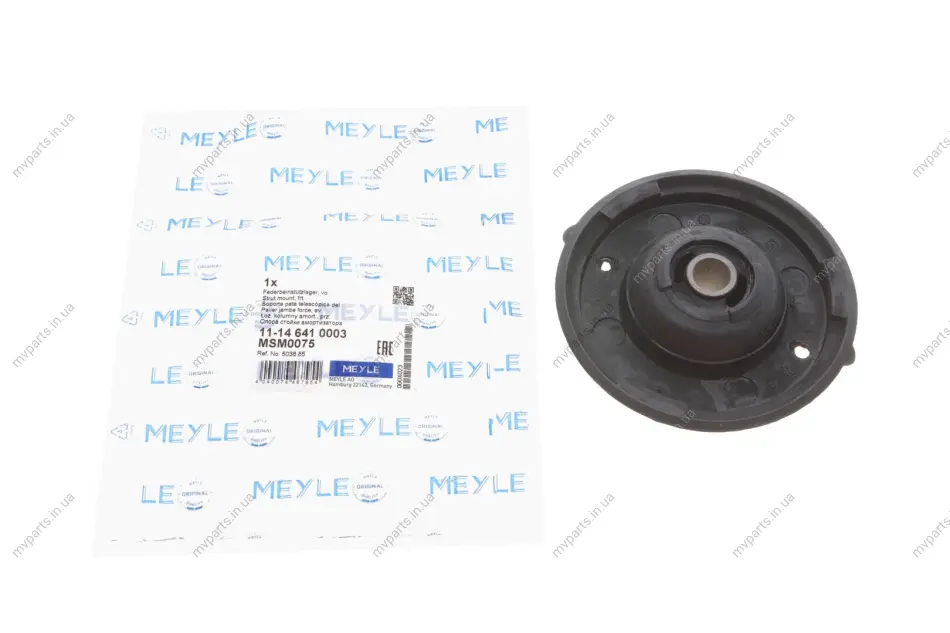 Подушка амортизатора (переднього) Citroen Berlingo 08- 11-14 641 0003 MEYLE 11-14-641-0003 (фото 1)