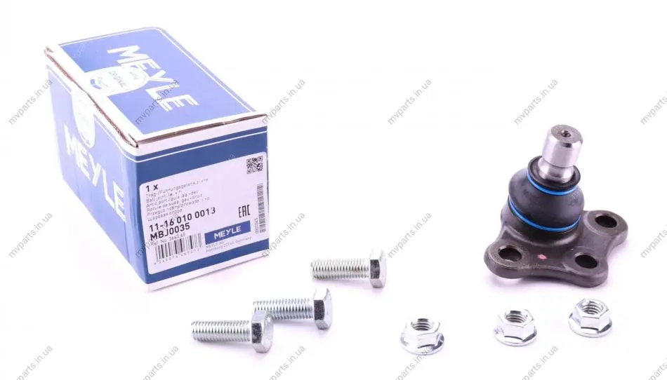 Опора кульова (передня/знизу) Citroen C2/C3/Peugeot 207 09- 11-16 010 0013 MEYLE 11-16-010-0013 (фото 1)