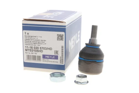 Наконечник тяги рульової Citroen Berlingo/Peugeot Partner 96- (підсилений) 11-16 020 5703/HD MEYLE 11-16-020-5703-HD