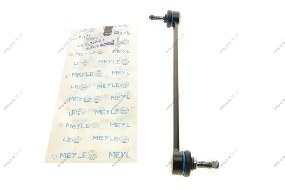 Тяга стабілізатора (переднього) Citroen Berlingo/Peugeot Partner 08- 11-16 060 0025 MEYLE 11-16-060-0025 (фото 1)