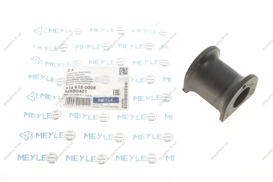 Втулка стабілізатора (переднього) VW T5 03-/T6 15- (d=24mm) 114 615 0008 MEYLE 114-615-0008 (фото 1)