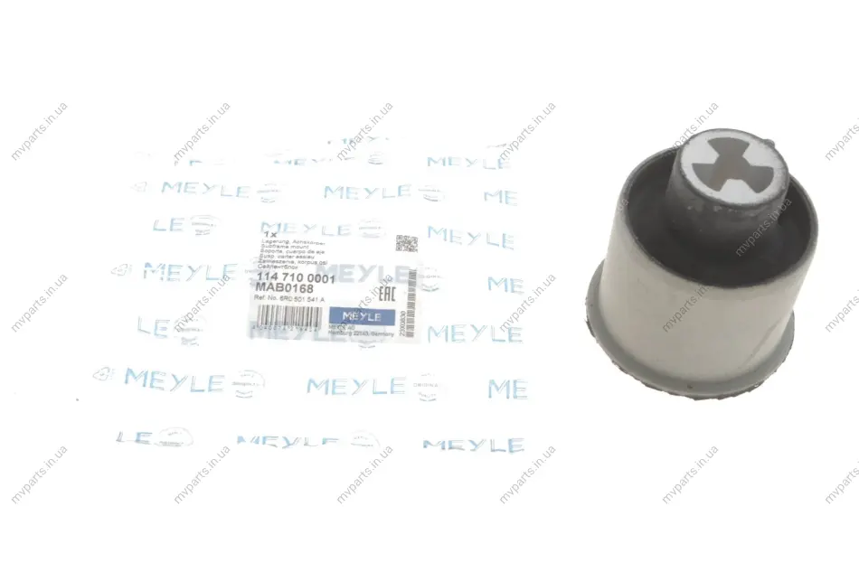 Сайлентблок балки (задньої) Audi A1/A3/TT/Skoda Fabi/Octavia/VW Bora/Golf/Polo 96- 114 710 0001 MEYLE 114-710-0001 (фото 1)
