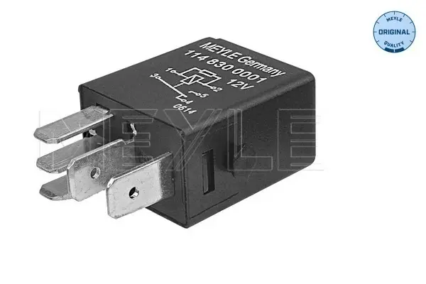 Реле поворотів (12V) MB Sprinter/VW Caddy III/ LT/Crafter/T5 114 830 0001 MEYLE 114-830-0001 (фото 1)